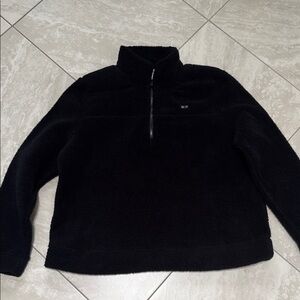 Unisex Vineyard Vines Black Half-Zip Fleece